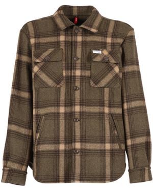 Fay Archive Over Shirt-Jacket - Brown