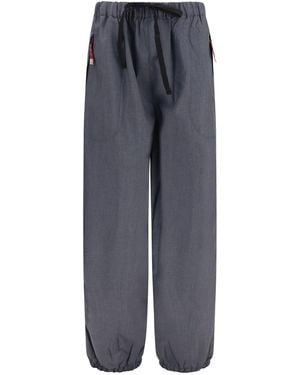 Prada Wool And Mohair Pants - Gray