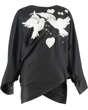 Vivienne Westwood Top Infinity Wool Knitwear - Black