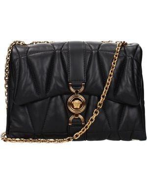Versace Shoulder Bags Leather - Black