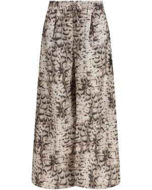 Pinko Gussola Trousers Cotton - Multicolour