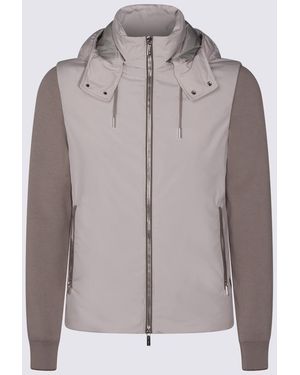Moorer Ivory Evan Casual Jacket - Brown