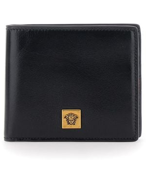 Versace Bi-Fold Wallet Polyester - Black