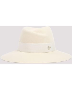 Maison Michel Virginie Timeless Hat - White