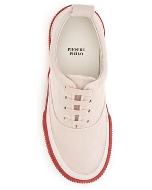 Phoebe Philo Sneakers Plimsole- Upper: Canvas Sneakers - White