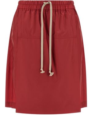 Rick Owens Polyester Bermuda Shorts - Red