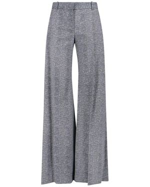 Ermanno Scervino Herringbone Trousers - Grey