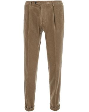 Michael Coal Pants Tech Fabric Cotton - Natural