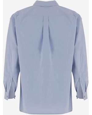 and wander Shirt Cotton-Blend - Blue