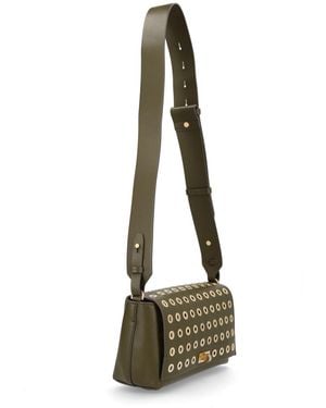 Anya Hindmarch Mortimer Leather Shoulder Bag Cow - Natural