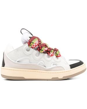 Lanvin Curb Sneakers Calf Calzature - Pink