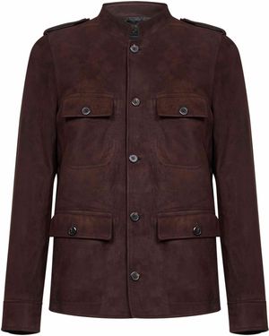 Prada Coffee Suede Jacket - Brown