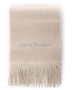 Acne Studios Scarfs Alpaca - White