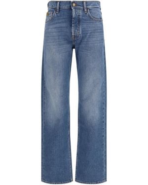 Jacob Cohen Claire Mid-Rise Straight Jeans Cotton - Blue