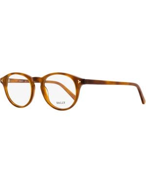 Bally Soft Rectangular Eyeglasses By5032 053 49Mm Plastic (Acetate) - Black