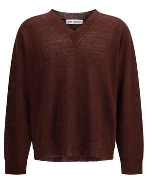 Our Legacy Linen Sweatshirt - Brown