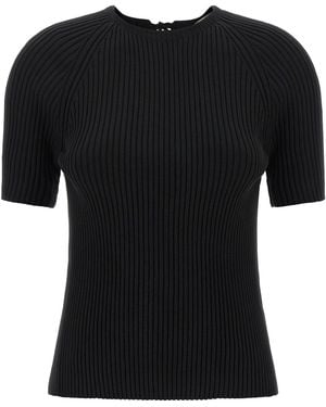 Tory Burch Cotton Cardigan Clothing - Black