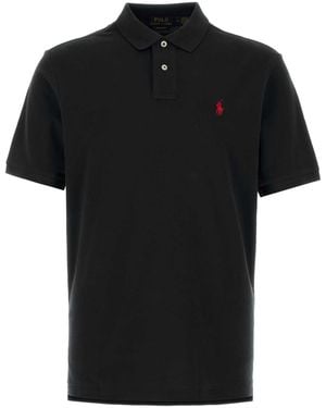 Polo Ralph Lauren Piquet Polo Shirt - Black