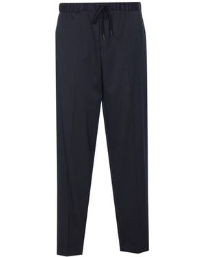 MM6 by Maison Martin Margiela Wool Trousers - Blue