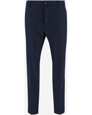 Jacob Cohen Stretch Wool Pants - Blue