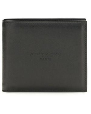 Givenchy Calf Leather Bos Taurus Wallet - Black