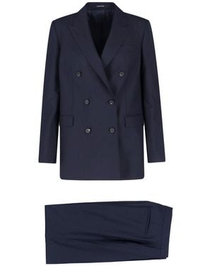 Tagliatore J Jasmine Double-Breasted Suit - Blue