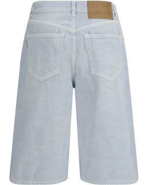 Haikure New Becky Denim Shorts Cotton Bermuda - Blue