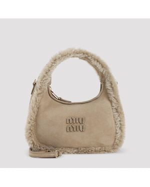 Miu Miu Shoulder Bag - Natural