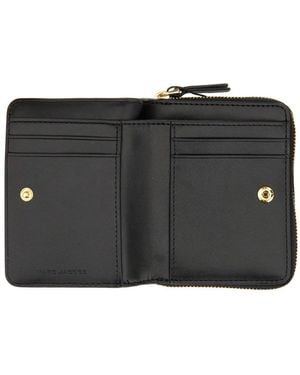Marc Jacobs Wallet The Compact Cow Leather & Purses - Black