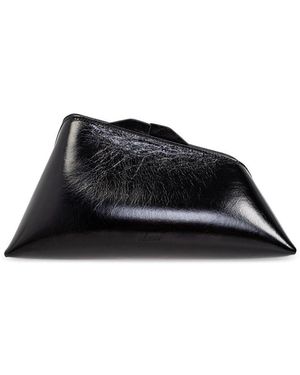 The Attico 8.30 Pm Clutch Bag - Black