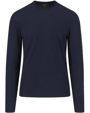 Zanone T-Shirts And Polos Cotton - Blue