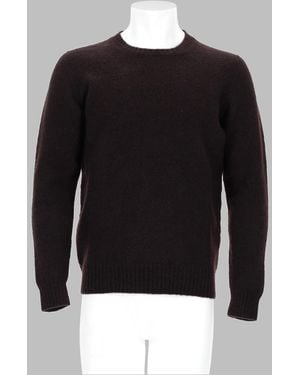 Drumohr Lambswool Sweater Lamb Wool Sweaters - Black