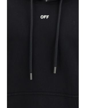 Off-White c/o Virgil Abloh Hoodie Skate Cotton Sweatshirts - Black