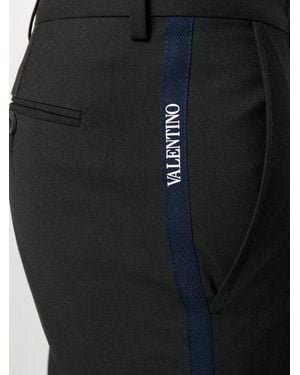 Valentino Slim-Fit Tailored Trousers - Black
