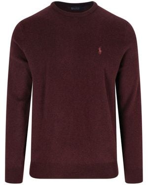 Polo Ralph Lauren Logo Sweater - Purple