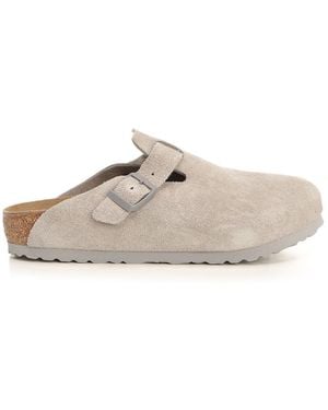 Birkenstock Boston Mule - White