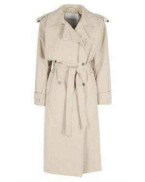 Herskind Fernandes Trenchcoat Cotone Fodera Poliestere Trench - Natural