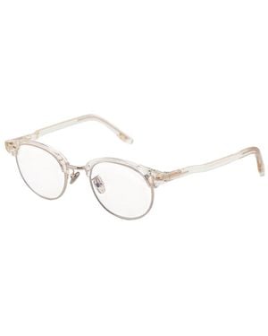 Tom Ford Eyeglasses Square Full Rim, Transparent- Frame And Clear Demo Lenses Lens Ft5933-D-B039 Sunglasses - Metallic