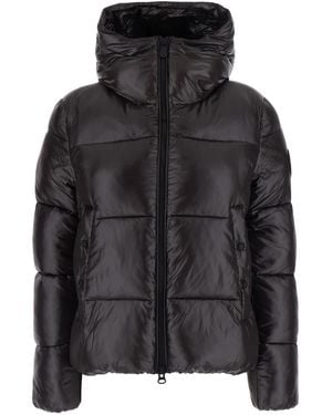 Save The Duck Down Jacket Biddy Nylon Puffer - Black