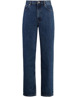 A.P.C. Martin 5-Pocket Straight-Leg Jeans - Blue