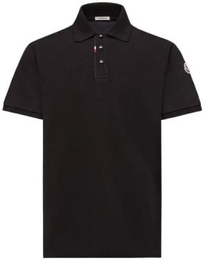 Moncler Polo Shirts - Black