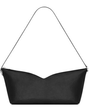 Saint Laurent Le Tuc Shoulder Bag Goya Leather - Black