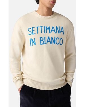 MC2 Saint Barth Sweater With Settimana - Natural