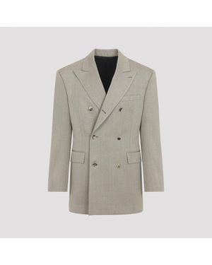 Celine Colonne Jacket Wool - Gray