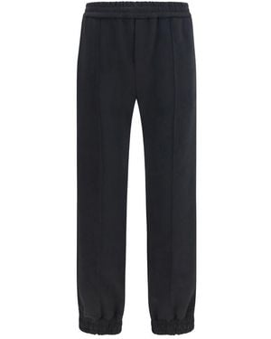 Valentino Cotton Joggers (Workout Pants) - Blue