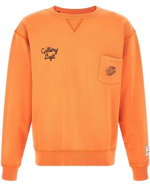 GALLERY DEPT. Logo Crew Neck Sweatshirt - Orange