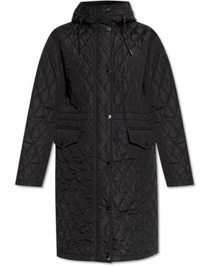 Burberry Quilted Coat - Black