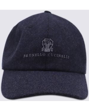Brunello Cucinelli Wool Hat - Blue