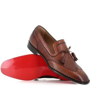 Christian Louboutin Slipper Grave Moc Flat - Red