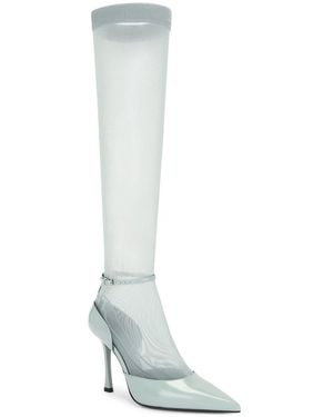 Givenchy Show Stocking Pump 95Mm_Grey - White